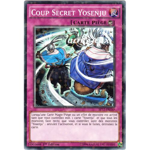 Yu-Gi-Oh! - Sp17-Fr050-St - Coup Secret Yosenju - Starfoil Rare