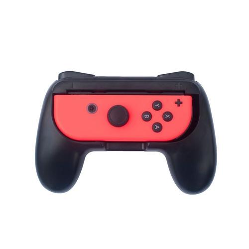 Insten® Pour Manette Joy-Con Nintendo Switch Support Grip Confort Ergonomie, Noir [Manettes Joy-Con Non Incluses]