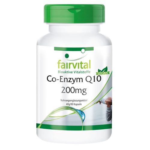 Coenzyme Q10 200mg - 90 Gélules- Fairvital 