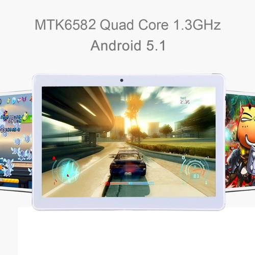 Tablette 4G 10 IPS 2K Android Octa Core RAM 2+32Go Or Rose