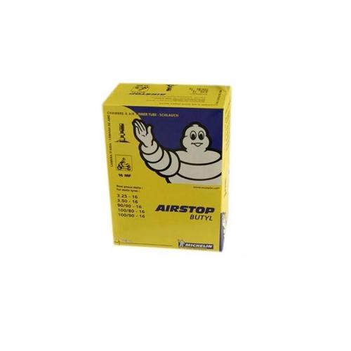 Chambre Air Moto 16 " 3.25-3.50x16 - 100/90x16 Michelin (16mf) Valve Droite