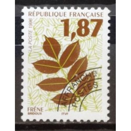 Préoblitéré Feuilles D'arbres - Frêne 1,87 (Impeccable N° 236) Neuf** Luxe (= Sans Trace De Charnière) - France Année 1993 - N17798