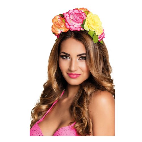 Serre-Tête Fleurs Colorées Femme Taille Unique