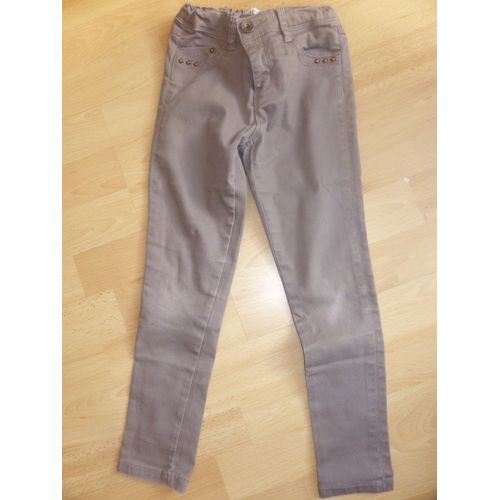 Pantalon Okaïdi Coton 7 Ans Marron