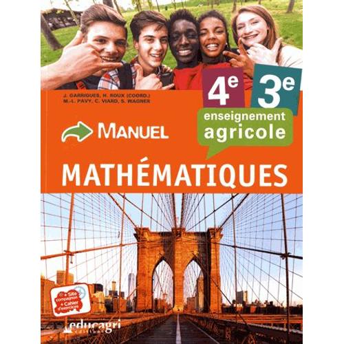 Mathématiques 4e/3e Enseignement Agricole - Manuel