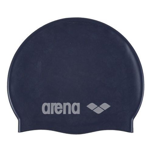 Bonnet De Natation Arena Classic Silicone Junior Bleu Argent
