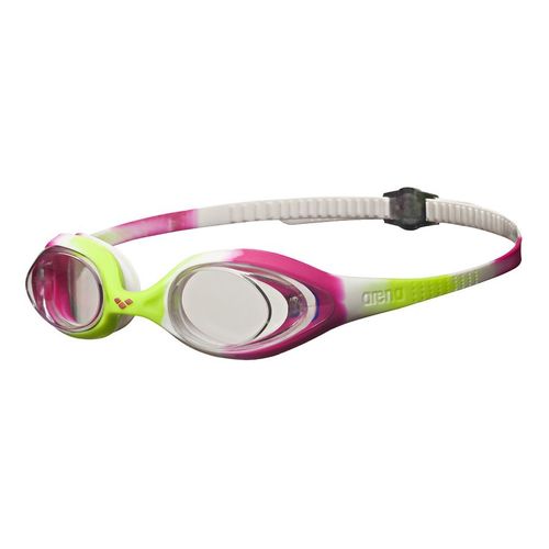 Lunettes De Natation Arena Spider Junior Anis Fuschia Verres Transparents