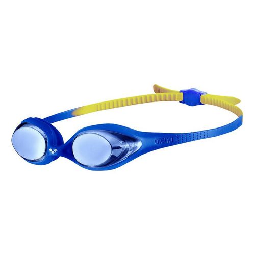Lunettes De Natation Arena Spider Mirror Junior Bleu Verres Miroités Bleu