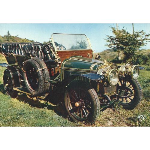 Carte Postale En Couleurs ( Automobile / Voiture ) : Montrichard ( L-&-C-41 ) - Brasier 1911 - 15 Hp - 4 Cyl. ( Artaud Frères Éditeurs, Nantes )