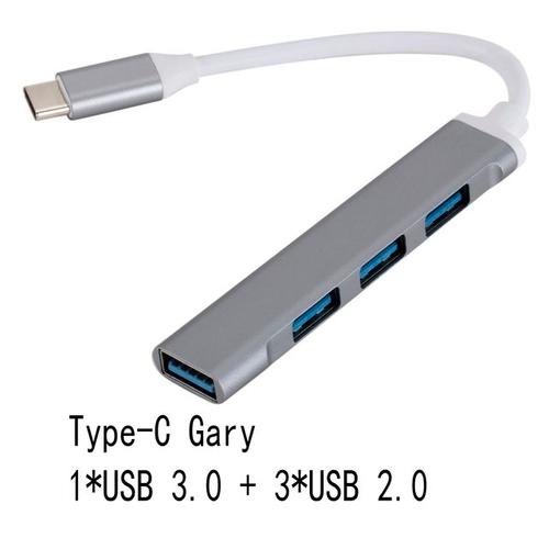 Adaptateur multi-séparateur USB 3.0/3.1/Type C 4 ports OTG accessoires d'ordinateur portable pour téléphone et PC Xiaomi Lenovo Macbook Pro