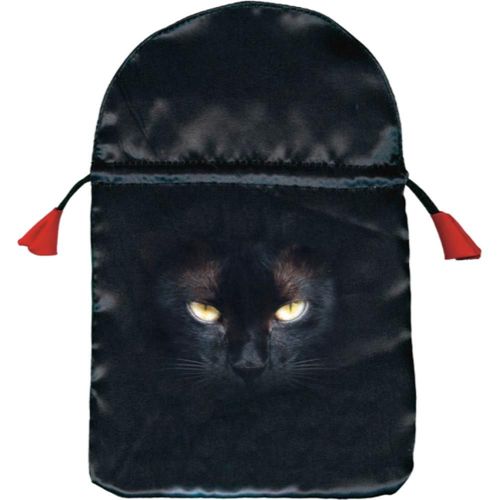 Bourse Satin "Chat Noir"