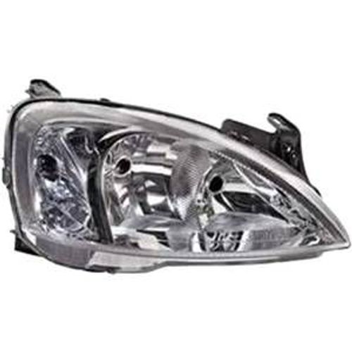 Phare Optique Avant Droit Pour Opel Corsa C Phase 2, 2003-2006, H7+H1, (Type Valeo), Neuf