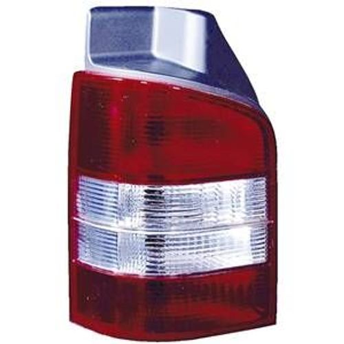 Feu Arrière Gauche Pour Volkswagen Transporter T5, 2003-2009, (Hayon), Rouge/Blanc, Neuf