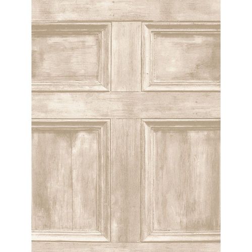 Panneau distinctif de bois Papier peint crème