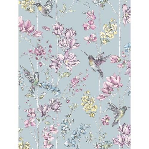 Papier peint Oeufs de canard floral Colibri Holden