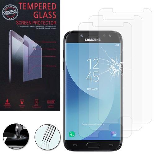 Lot / Pack De 3 Films Verre Trempé Pour Samsung Galaxy J5 (2017) 5.2" Protection D'écran