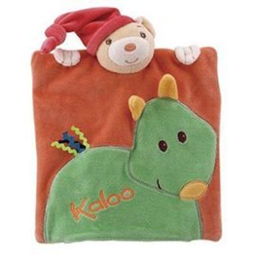 Doudou Kaloo Ours Marionnette Pop Orange Cheval Vert Neuf