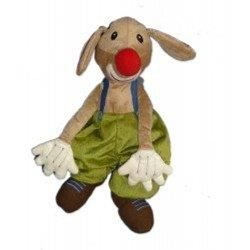 Doudou Ikea Chien Clown Nez Rouge Salopette Verte Vert Souris Kapplar Cirkus Plush