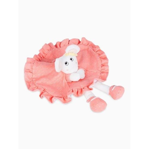 Doudou La Halle Kimbaloo Brioche Souris Little Candy Mouse Plat Corail