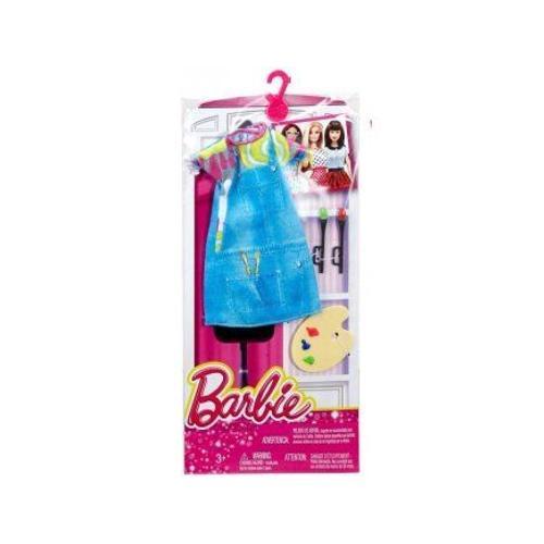 Habit Barbie - Poupee et Mini-Poupee - Tenue D'Artiste Peintre