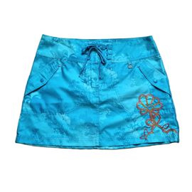 Jupe Adidas Taille M/38 Tons Bleus Motifs Fleurs