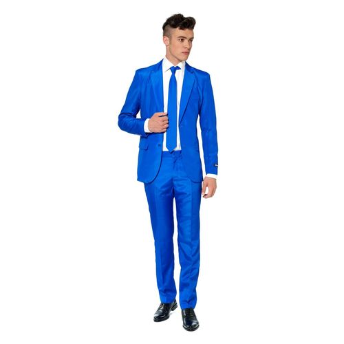 Costume Mr. Solid Bleu Homme Suitmeister Large