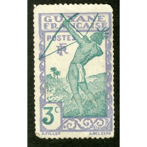 Timbre Guyane Française, Postes, 3c