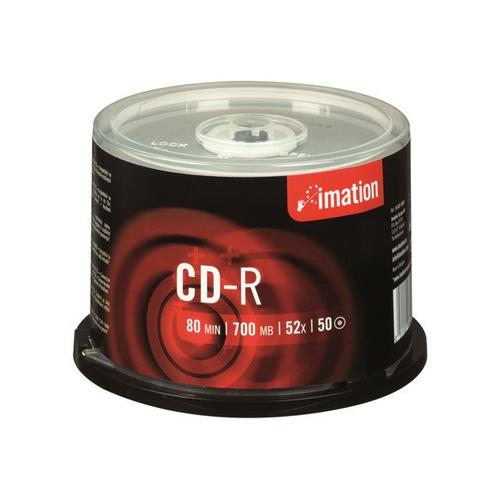 Imation - 50 x CD-R - 700 Mo (80 min) 52x - spindle