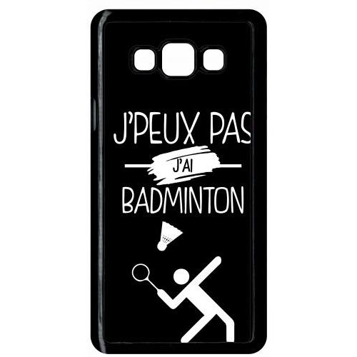 Coque Galaxy A7 (2015) - J Peux Pas J Ai Badminton 2 - Noir