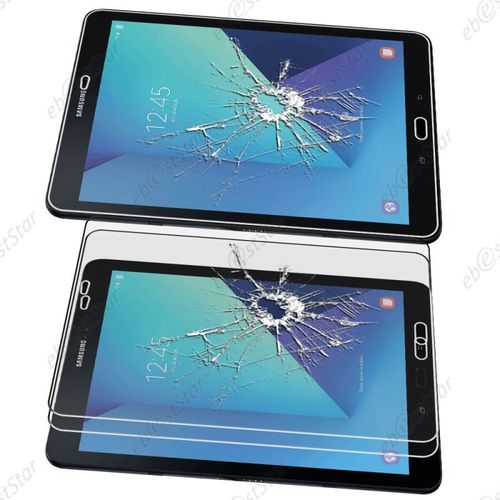 Ebeststar ® X2 Verre Trempé Vitre Anti Casse Protecteur Écran Anti-Rayure Anti Choc Pour Samsung Galaxy Tab S3 9.7 Sm-T820, Sm-T825 [Dimensions Precises De Votre Appareil : 237.3 X 169 X 6 Mm, Écran 9.7'']