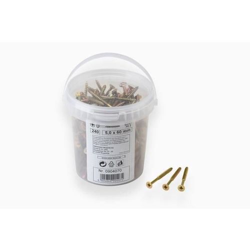 MEISTER Vis universelle 5.0x60mm 240 pieces