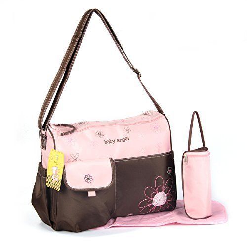Gmmh - Sac À Langer Bébé Rose Marron 3 Pièces Couleur Au Choix