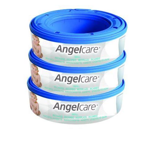 Angelcare Pack De 3 Recharges Pour Poubelle À Couches Bleu