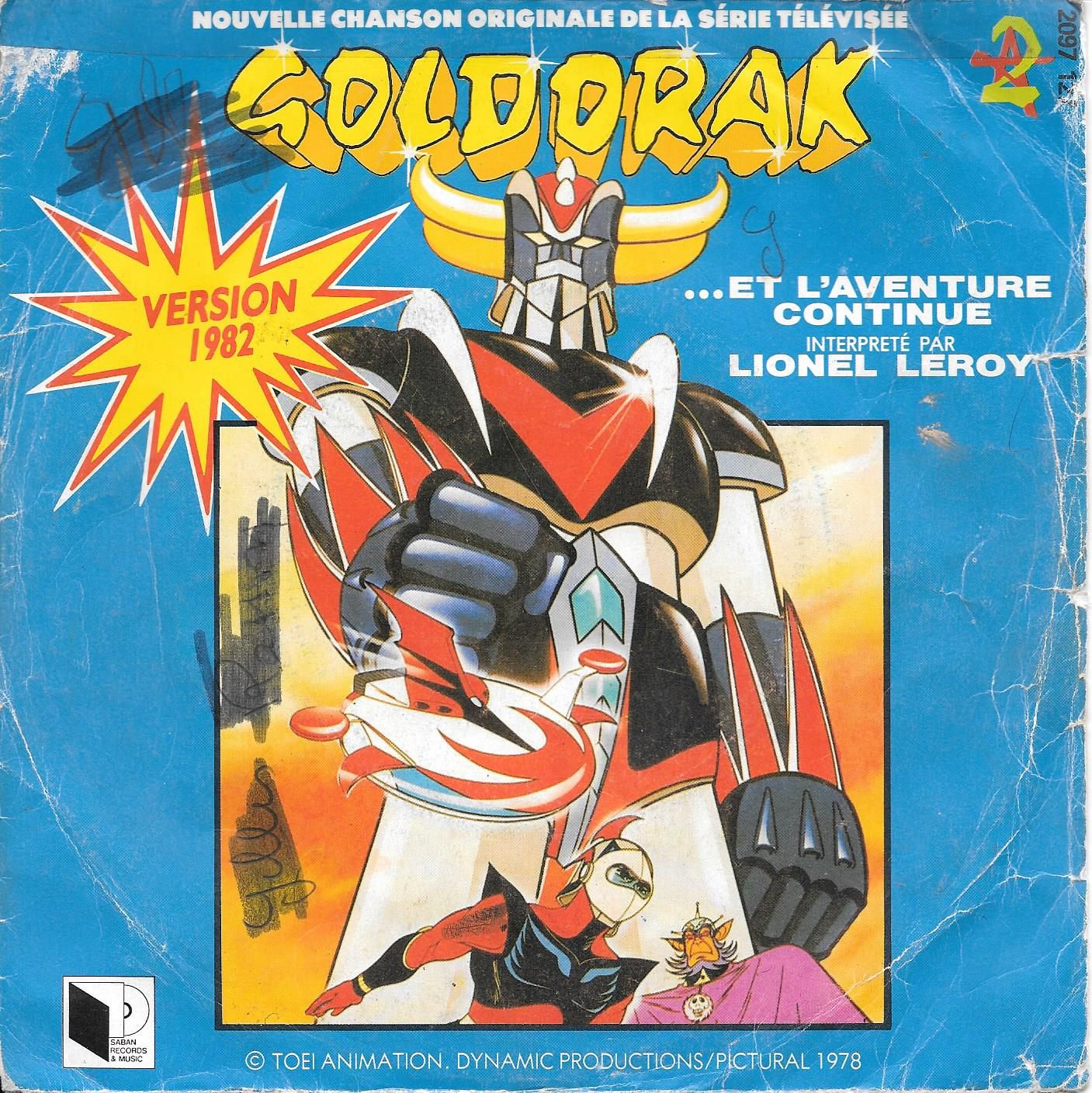 Goldorak - Livre-Disque 45Tours L'Ours Polaire - Saban Records 1982