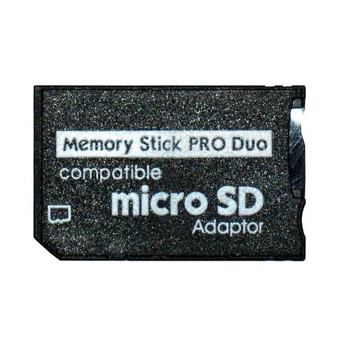 Adaptateur Carte Mémoire Micro Sd Tf Vers Memory Stick Pro Duo Pour Psp