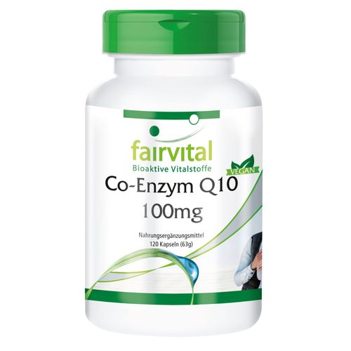 Coenzyme Q10 100mg - 120 Gélules Véganes - Fairvital 