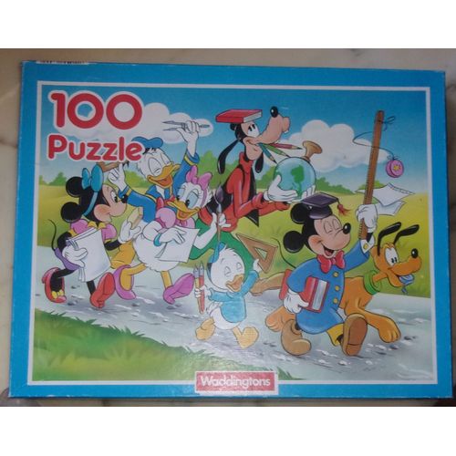 Puzzle Vintage 100 Pieces - Mickey Et Ses Amis - Waddingtons