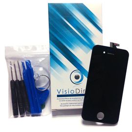 Visiodirect® Ecran Complet Pour Iphone 6 Plus Noir Vitre Tactile + Ecran Lcd Sur Chassis