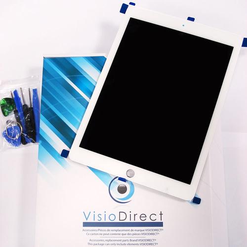 Visiodirect® Ecran Complet Pour Ipad Air 2 Blanc Vitre Tactile + Ecran Lcd + Outils