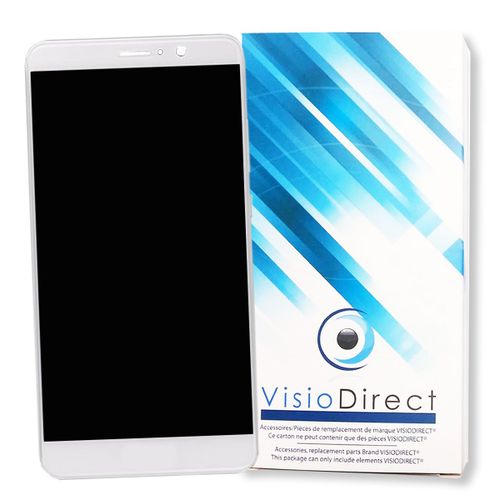 Visiodirect® Ecran Complet Pour Huawei Mate 9 Blanc Vitre Tactile + Ecran Lcd De Telephone Portable