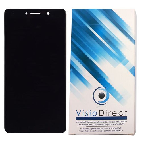 Visiodirect® Ecran Complet Pour Huawei P8 Lite 2017 Noir Téléphone Portable Vitre Tactile + Écran Lcd