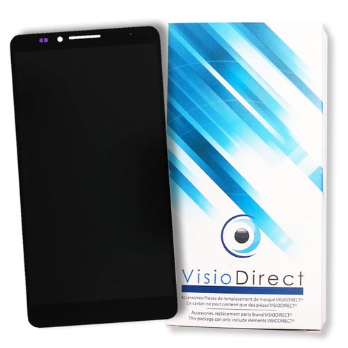 Visiodirect® Ecran Complet Pour Huawei Mate 7 Noir Vitre Tactile + Ecran Lcd