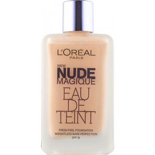 Fond De Teint Nude Magique Eau De Teint L'oréal N° 140 Pur Beige 