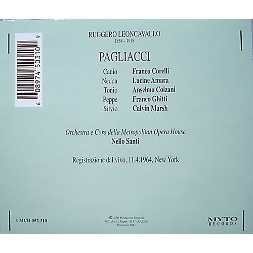 I Pagliacci (Santi, Metropolitan Opera Orchestra)