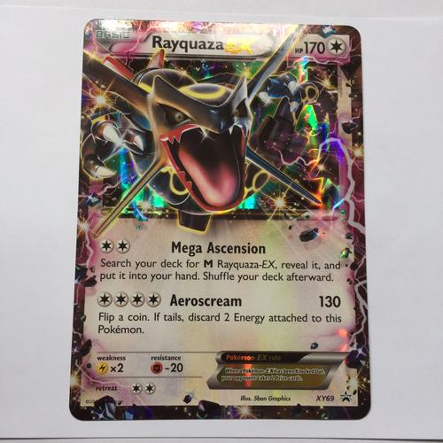 Grande Carte EX Pokemon / Rayquaza/ carte collection