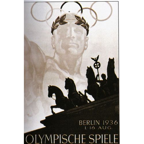 Ww2 - Affiche Des Jeux Olympiques De Berlin De 1936
