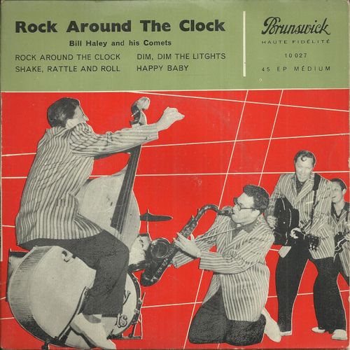 Rock Around The Clock (De Knight Freedman) - Shake, Rattle And Roll (Calhoun) / Dim, Dim The Lights (Rose - Dixen) - Happy Baby (Pingatore)