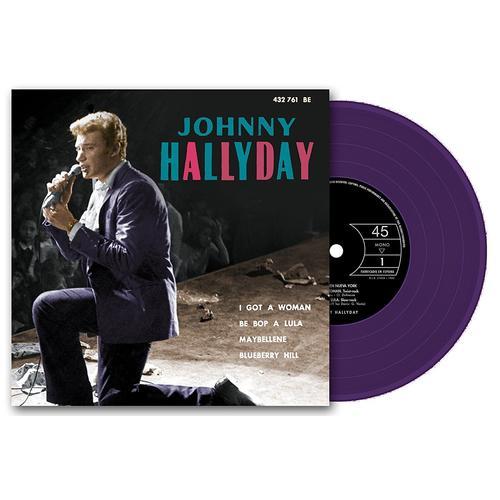 Johnny Hallyday I Got A Woman - Vinyle Ep Violet Limité & Numéroté (Pochette Espagnole)