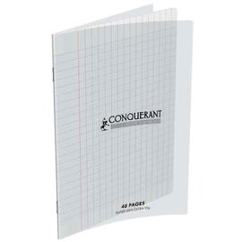 Cahier Conquérant Classique Grands Carreaux 48 pages 90gr Couverture  polypro (24x32cm) (rouge) à prix bas