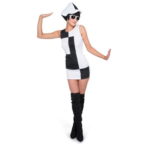 Déguisement Disco Bicolore Femme Xl
